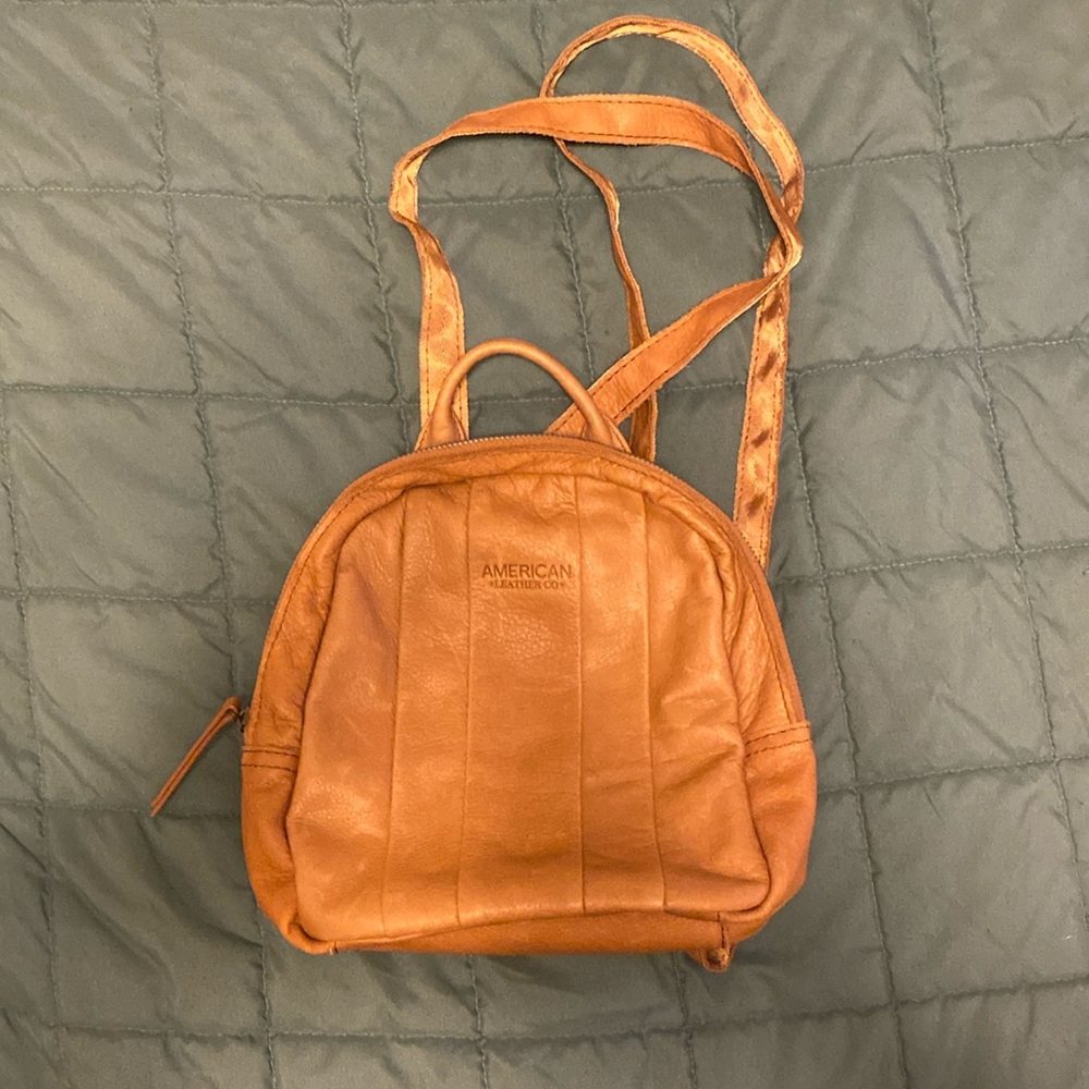 American Leather Co mini backpack